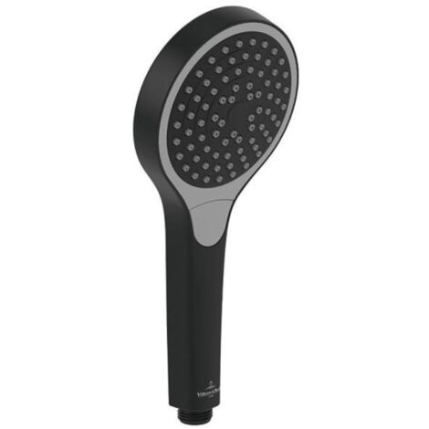 Pomme de douche 3 jets VILLEROY & BOCH Verve Showers Noir mat