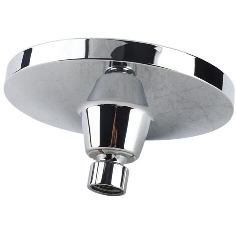 Pomme de Douche à Haute Pression 6 Pouces Chrome Robinet Top Sprayer ABS Accès Salle de Bain avec Nozzles Anti-Bouchage