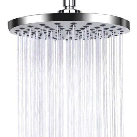 Pomme de Douche Anti Calcaire, Tête de Douche en Acier Inoxydable, Pommeau de Douche Fixes Economie ，argent，2020cm