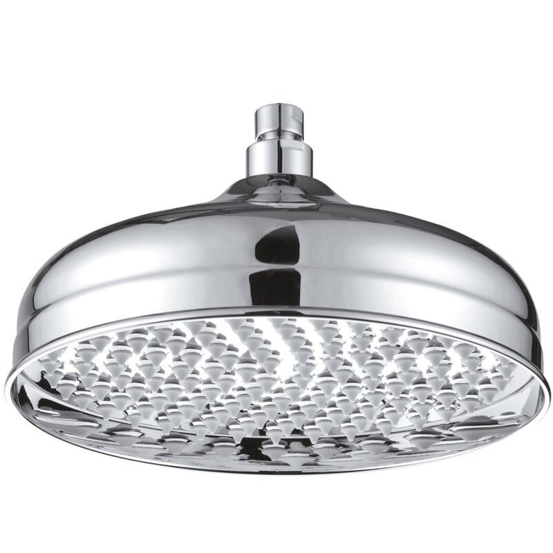 Pomme de douche anticalcaire en laiton vintage de 30 cm