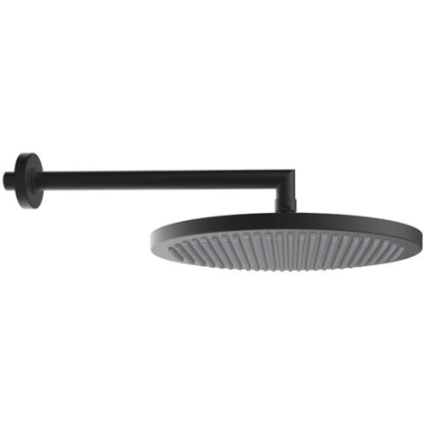 Pomme de douche avec bras Ø 280 mm Noir Mat Apice - CRISTINA ONDYNA PD04313