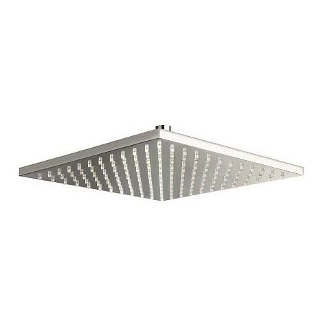 POMME DE DOUCHE CARREE 30X30 LAITON CHROME - CRISTINA ONDYNA PD55751