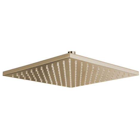 Pomme de douche carree 30x30 laiton vieux bronze mat - CRISTINA ONDYNA PD55793