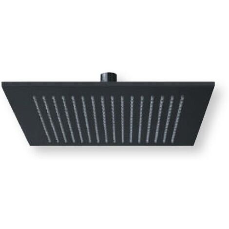 Pomme de douche carrée en laiton 30 cm Blackmat QUADRI - CRISTINA ONDYNA SD30013