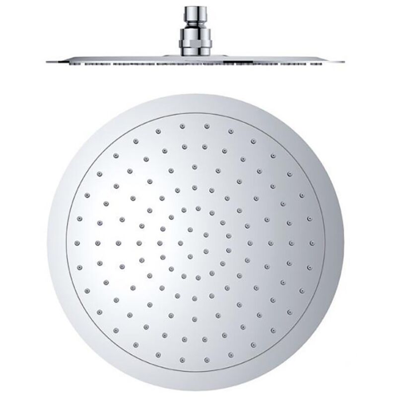 Pomme de douche circulaire extra plate Ø240mm - ramón soler Finition : Chromée