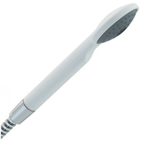 Pomme de douche Colibri, 1 jet, diamètre 70 mm, ABS blanc