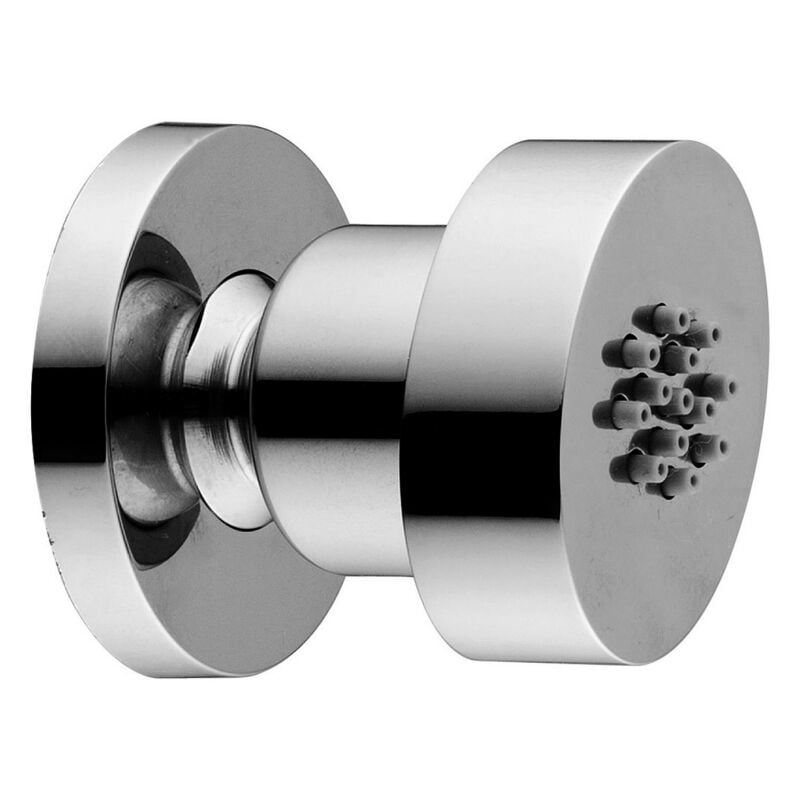 Douche de tête à jet latéral Ellittico avec rosace Paffoni ZSOF073CR Chromé - Métal