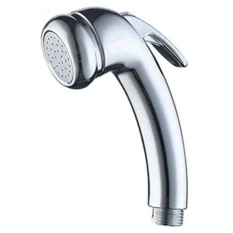 Pomme de douche haute pression avec filetage 1,27 cm chromé avec déclencheur marche/arrêt pour baignoires, bateaux, caravanes, camping-cars, salons de coiffure