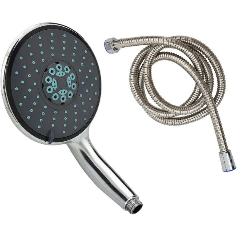 Vidaxl - Pomme de douche multifonctionnelle à main et tuyau 1,5 m Chrome