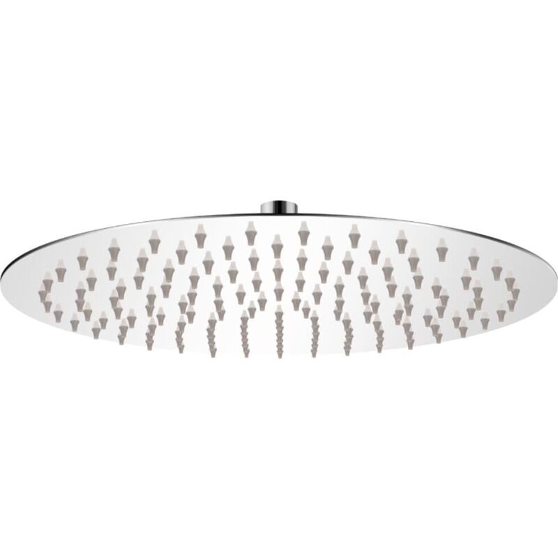 Tête de douche plongeante ronde en acier inoxydable 30 cm