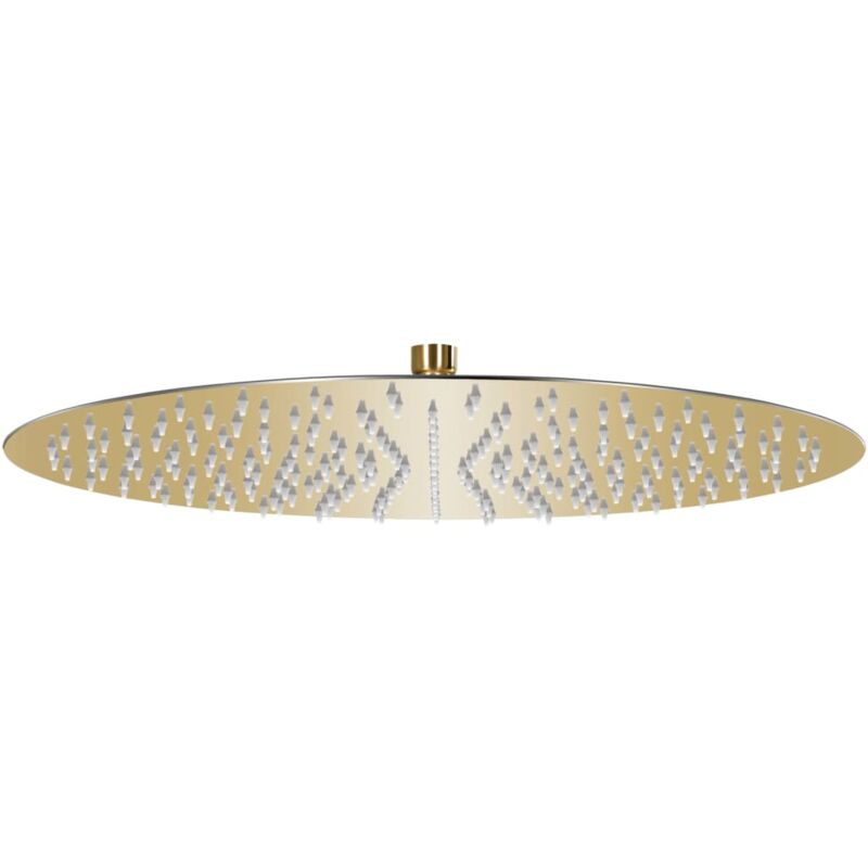 Vidaxl - Pomme de douche pluie Acier inoxydable 40 cm Ronde Doré