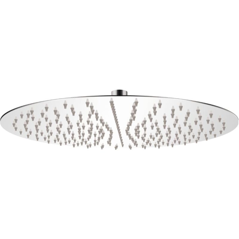 vidaXL Regenbrause Edelstahl 40 cm Rund