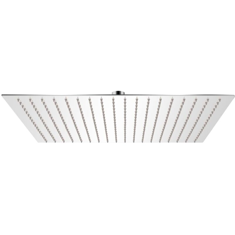 vidaXL Regenbrause Edelstahl 50x50 cm Quadratisch