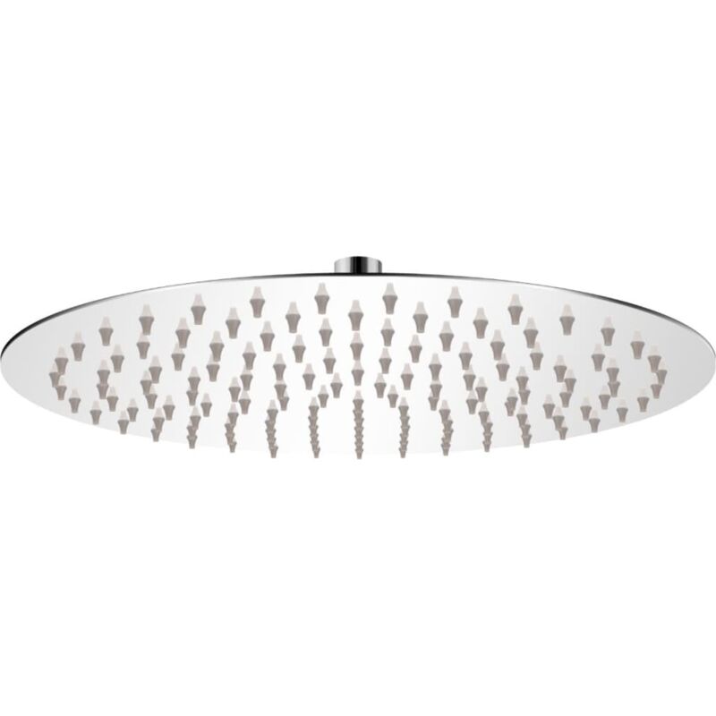 T&ecirc;te de douche plongeante ronde en acier inoxydable 30 cm vidaXL - N/A
