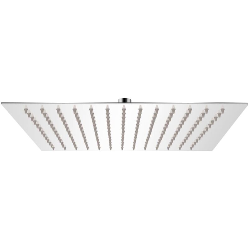 vidaXL Regenbrause Edelstahl 30x30 cm Quadratisch