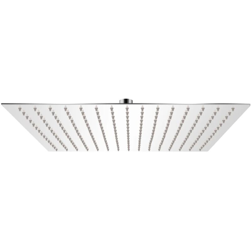 T&ecirc;te de douche plongeante carr&eacute;e en acier inoxydable 40x40 cm