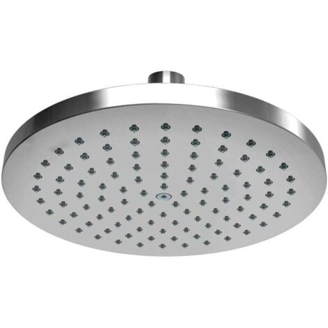 AUTRES Pomme de douche ronde 8.7 pouces Douche de pluie,Pomme de douche cascade avec jets anti-calcaire Pomme de douche réglable,Grand pommeau de douche en acier inoxydable,22cm chrome