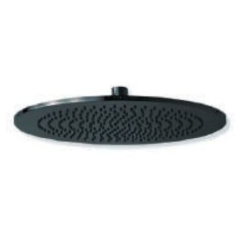 Pomme de douche ronde Black mat SLIM - Cristina Ondyna SD31213