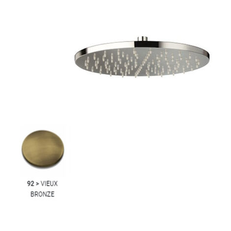 Pomme De Douche Ronde Diametre 30 Laiton Vieux Bronze - CRISTINA ONDYNA PD55892