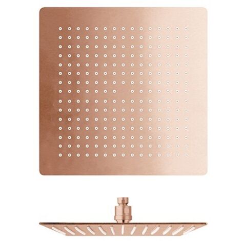 Pomme de douche sandwich carrée Or Brosse HYDROTHERAPIE - CRISTINA ONDYNA PD96396P