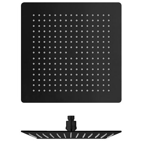 Pomme De Douche Sandwich Inox Carre Blackmat Robinetterie HYDROTHERAPIE - CRISTINA ONDYNA PD96313