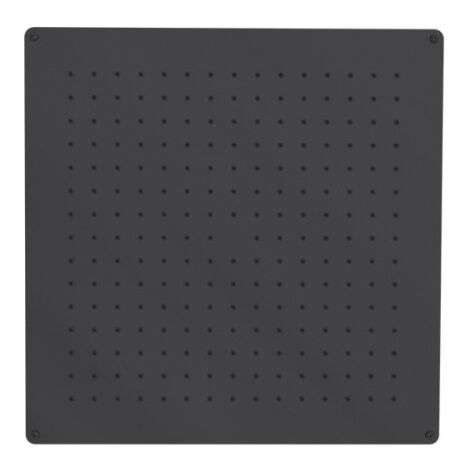 Pomme de Douche Sandwich Inox carrée 44cm Chromé Noir - CRISTINA ONDYNA PD36372