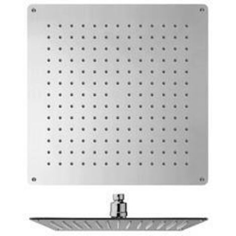 POMME DE DOUCHE SANDWICH INOX PLAFOND CARREE 34 CM - CRISTINA ONDYNA PD36251