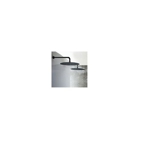 Pomme De Douche Sandwich Inox Ronde Chrome Noir Brosse Robinetterie HYDROTHERAPIE - CRISTINA ONDYNA PD95375