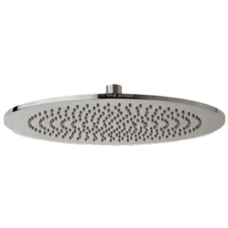 Pomme de douche slim vienna laiton rond 25 cm inox - CRISTINA ONDYNA SD31228