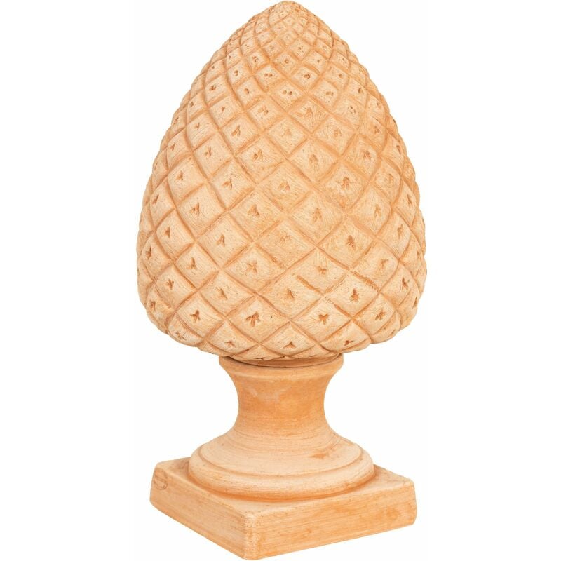 Pomme de pin toscane en terre cuite 100% Made in Italy entièrement faite à la main