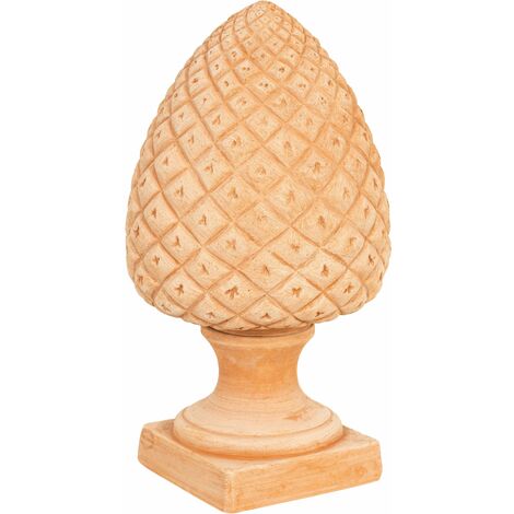 Pomme de pin vieillie, en terre cuite toscane 100% Made in Italy entirely Handmade
