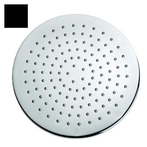 Pomme de tête 205mm jet de pluie autonettoyant noir mat Elios - BOSSINI I00417073