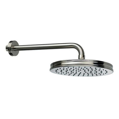 Pomme de tête 210mm et bras de fixation mural chromé Liberty Line - Bossini H27740G030