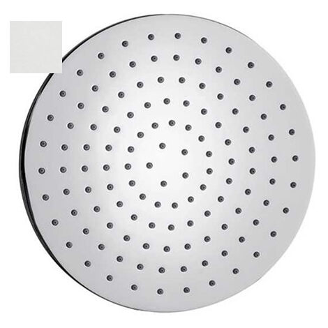 Pomme de tête 230mm jet de pluie autonettoyant blanc mat Cosmo - BOSSINI I00595045