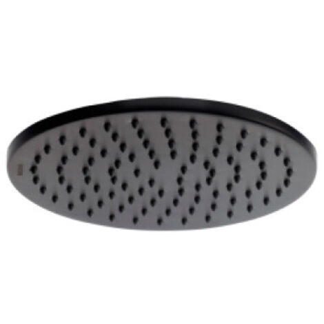 Pomme de tête 230mm jet de pluie autonettoyant noir mat BLACK & WHITE - BOSSINI I00595073