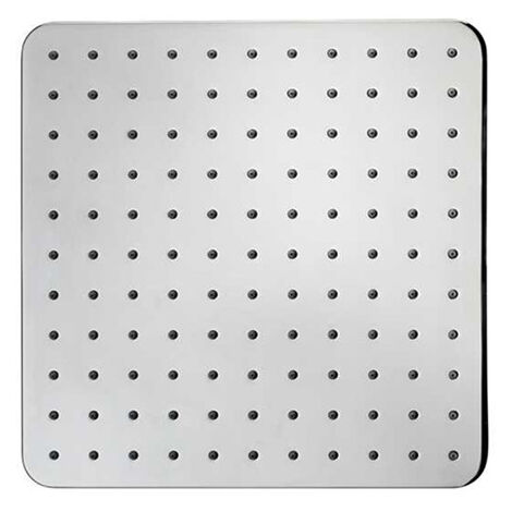 Pomme de tête carrée 280mm jet de pluie autonettoyant chromé Cosmo - BOSSINI I00598030