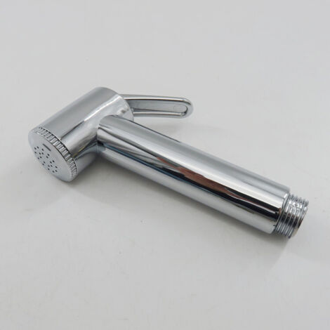 Pommeau de chasse d'eau de bidet en ABS, pommeau de douche de toilette sous pression, pistolet pulvérisateur portatif en plastique électroplaqué, accessoire de toilette féminine.