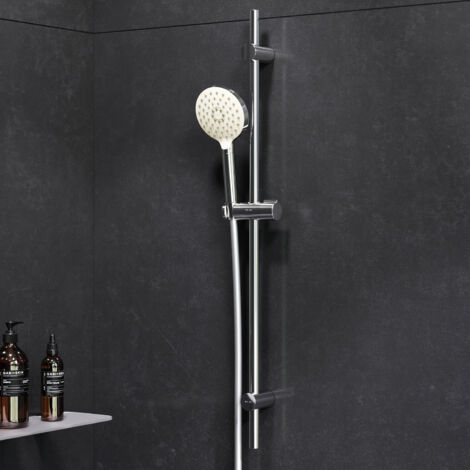 Pommeau de douche 1 jet, flexible et barre, Chromé F01TA000 Hit AM.PM