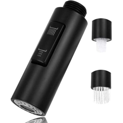 Pommeau de douche à double mode - Robinet de cuisine - Pommeau de douche de remplacement - Économie d'eau - Pour salle de bain et cuisine