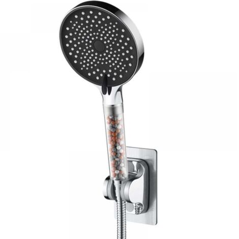 Pommeau De Douche À Main Haute Pression 3 Fonctions ABS Blanc Pour Salle De Bains