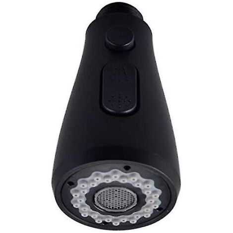 Pommeau de douche amovible avec jet bidet, robinet mitigeur multifonction pour cuisine, couleur noire. - AquaForge