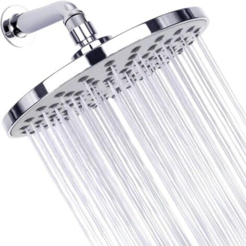 Parkside Pommeau de douche anticalcaire, acier inoxydable, économie d'eau fixe, pommeau de douche rond en pouces - vue 3