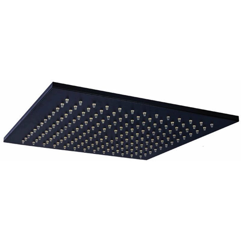 Level - Tête de douche Syncro King, 30x30 cm, noir mat ZSOF078NO - Paffoni