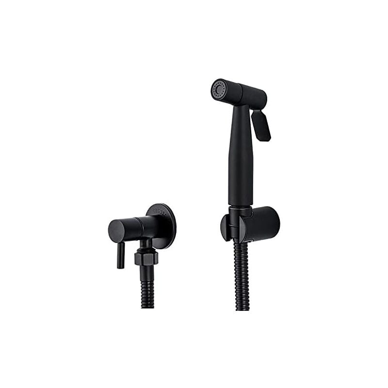 Pommeau De Douche Bidets Noirs Salle De Bains Douche à Main Bidet Toilette Pulvérisateur Douche Hygiénique De Bidet Robinet à Fixation Mural à Haute