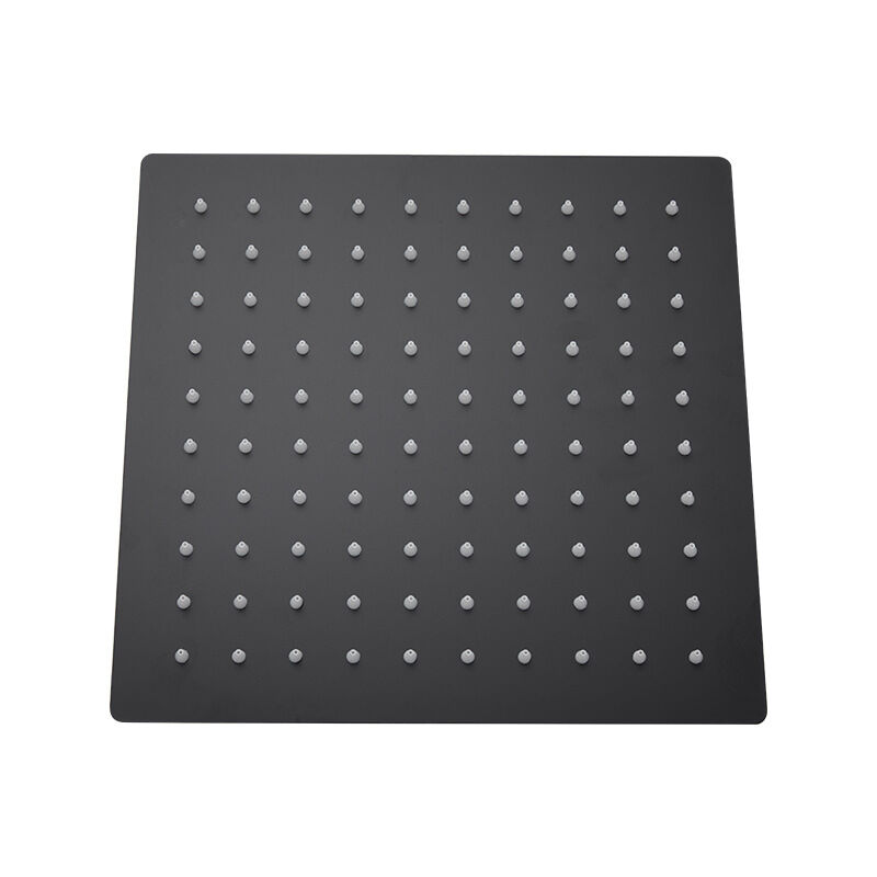 Shining House - Pommeau de Douche Carré en Acier Inoxydable, Tête de Douche anti Calcaire 8 pouces/20cm- Finition Matifié, Carré