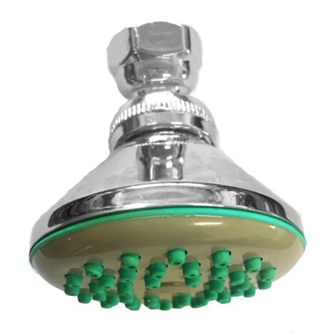 Pommeau de douche chromée anticalcaire, articulée