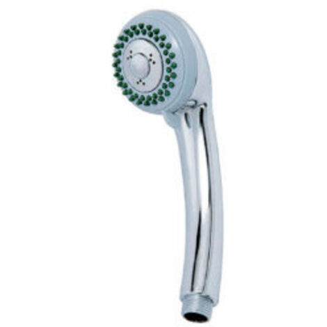 Pommeau de douche classique chromé EDM - 3 fonctions