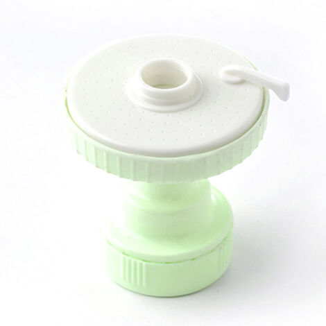 Pommeau de douche de cuisine à deux modes de pulvérisation réglables, filtre et pulvérisateur économe en eau (vert)