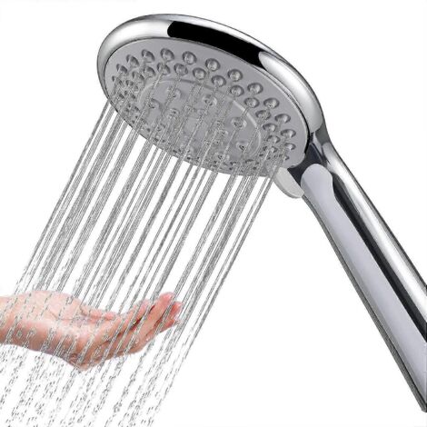 Pommeau de douche de rechange - Douchette pour salle de bain - Élégant, moderne et réglable - 5 expériences de douche - Compatible avec le flexible Seu-AquaForge