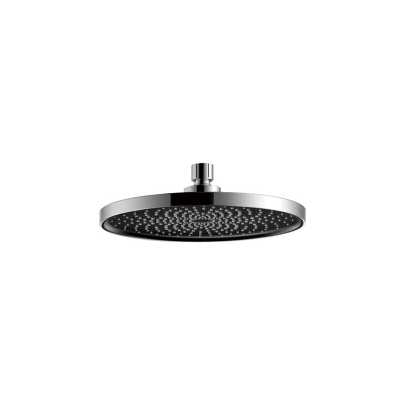 Pommeau de douche Dianhydro douchette ronde monojet en abs noir pour salle de bain wc